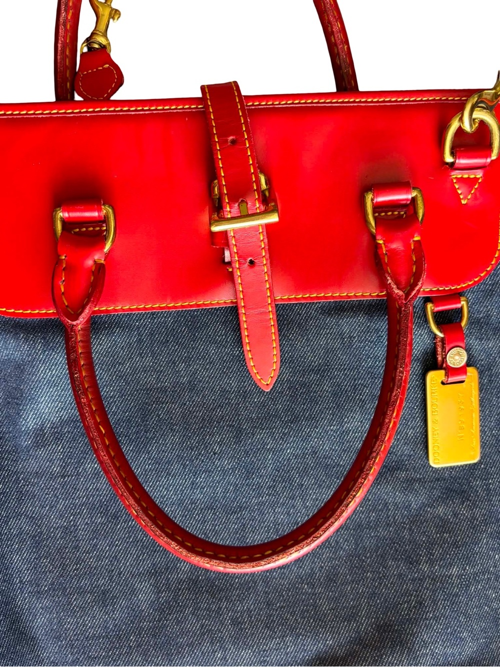 Dooney & Bourke Vintage Cabriolet Tote Bag - Picture 4 of 12